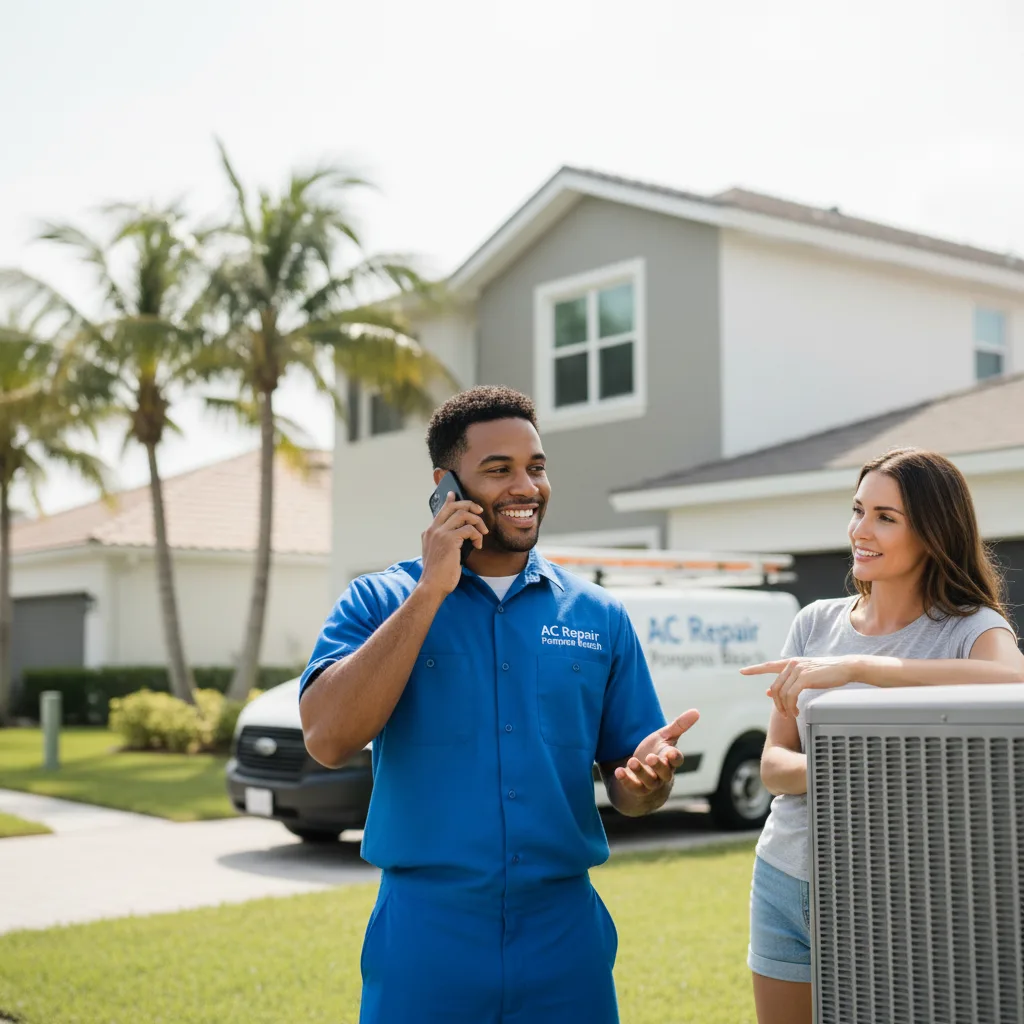 AC Repair Pompano Beach customer support in New Philadelphia